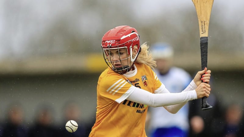 Caitrin Dobbin helped Antrim over the line in their semi-final win over Derry Picture by INPHO/Evan Treacy 