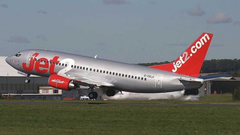 &nbsp;A Jet2 flight from Majorca was met on the runway by Aldergrove's fire and rescue services after reports of a fire alarm