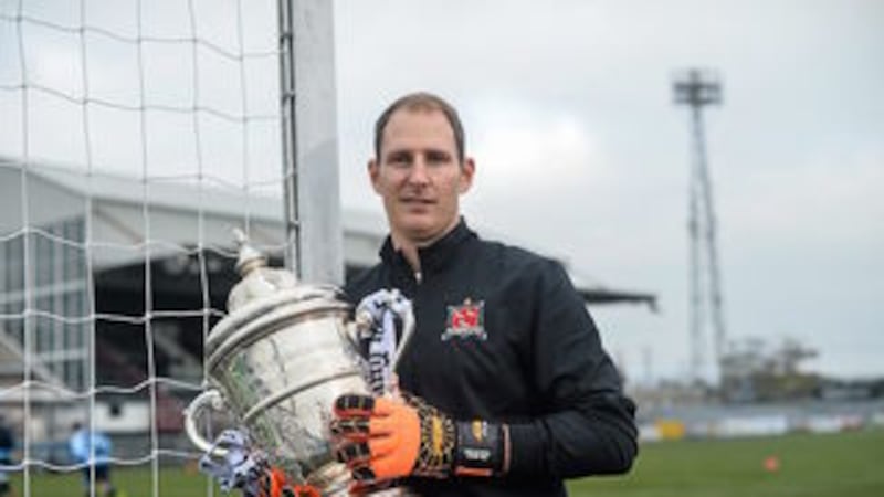 Dundalk keeper Gary Rogers was at fault for Shamrock Rovers' goal on Tuesday night &nbsp;