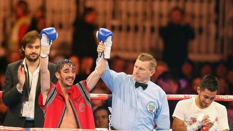 Jamie Conlan takes on Anthony Nelson at the Copperbox Arena in London on Saturday night