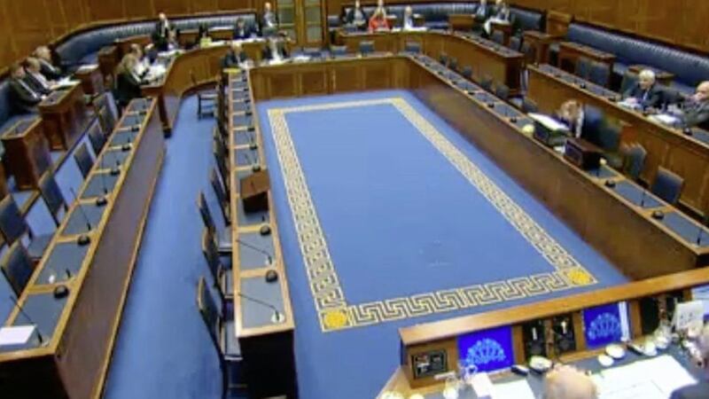 The final day in the Stormont chamber  