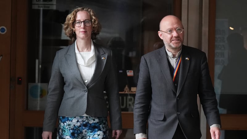 Green co-leaders Patrick Harvie and Lorna Slater are no longer Government ministers