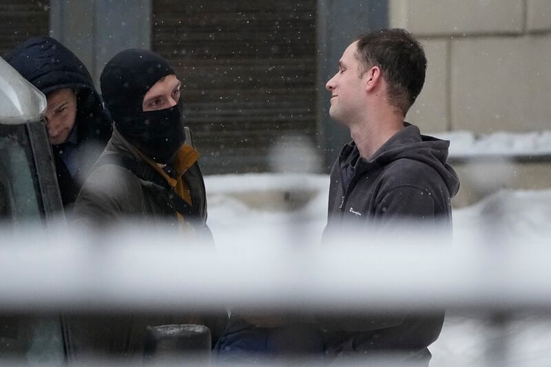 The US government has said Evan Gershkovich is being wrongfully detained (Alexander Zemlianichenko/AP)