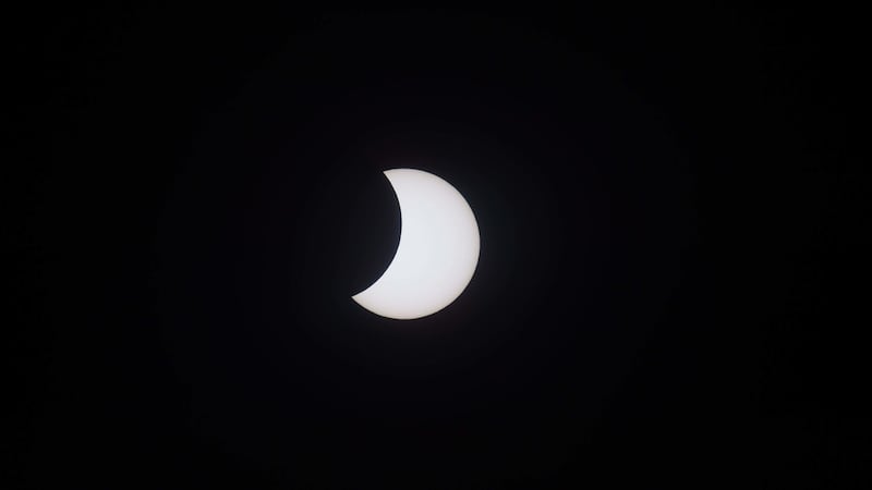 Nearly a third of the Sun will be blocked out by the Moon in what is known as an annular eclipse.