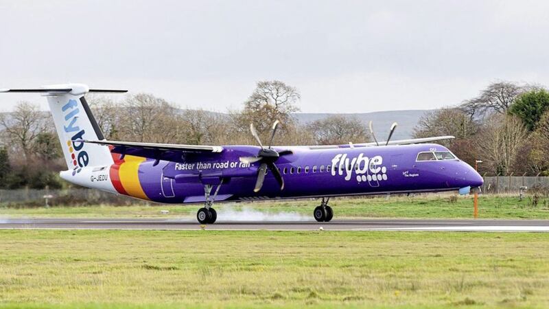 Emergency services were called to Belfast City Airport this morning after a Flybe flight was forced to return to the airport shortly after takeoff.