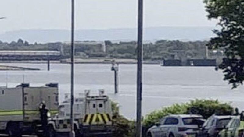 Army Technical Officers attended the scene at Culmore  