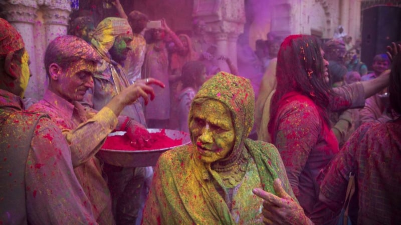 The Hindu festival welcomes spring with a bang.