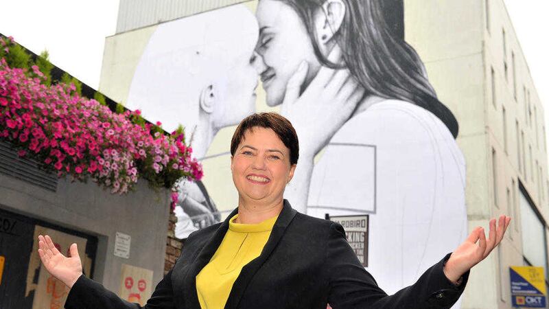Scottish Conservative leader Ruth Davidson on a recent visit to Belfast. Picture by Justin Kernoghan