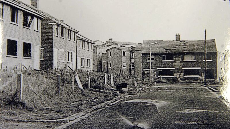 Ballymurphy in west Belfast in 1971 