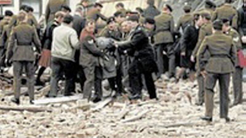 The 1987 IRA bombing in Enniskillen killed 11 people. Picture from Pacemaker 