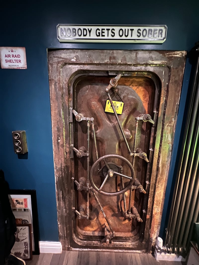 David Massey bunker has Japanese U-boat submarine doors