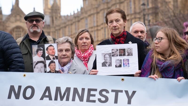 A number of protests have taken place against the Government’s planned legacy legislation (PA)
