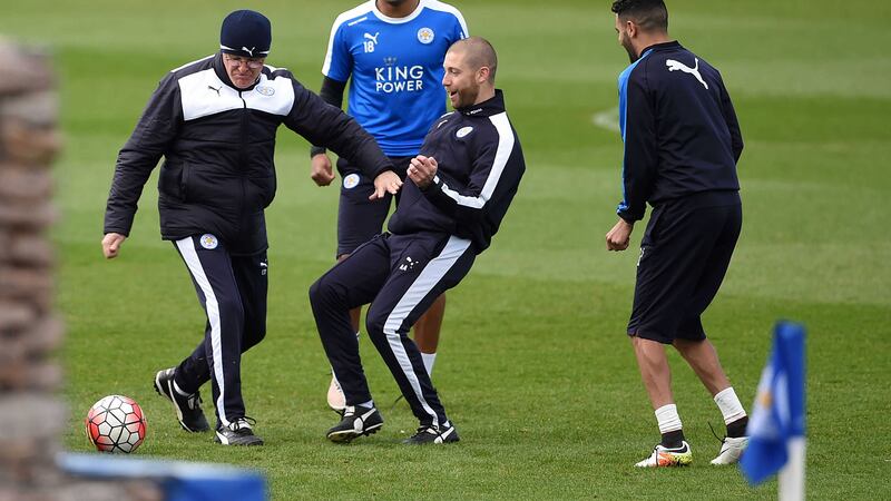 Leicester City manager Claudio Ranieri during a training session at Belvoir Drive on Tuesday<br />Picture by PA