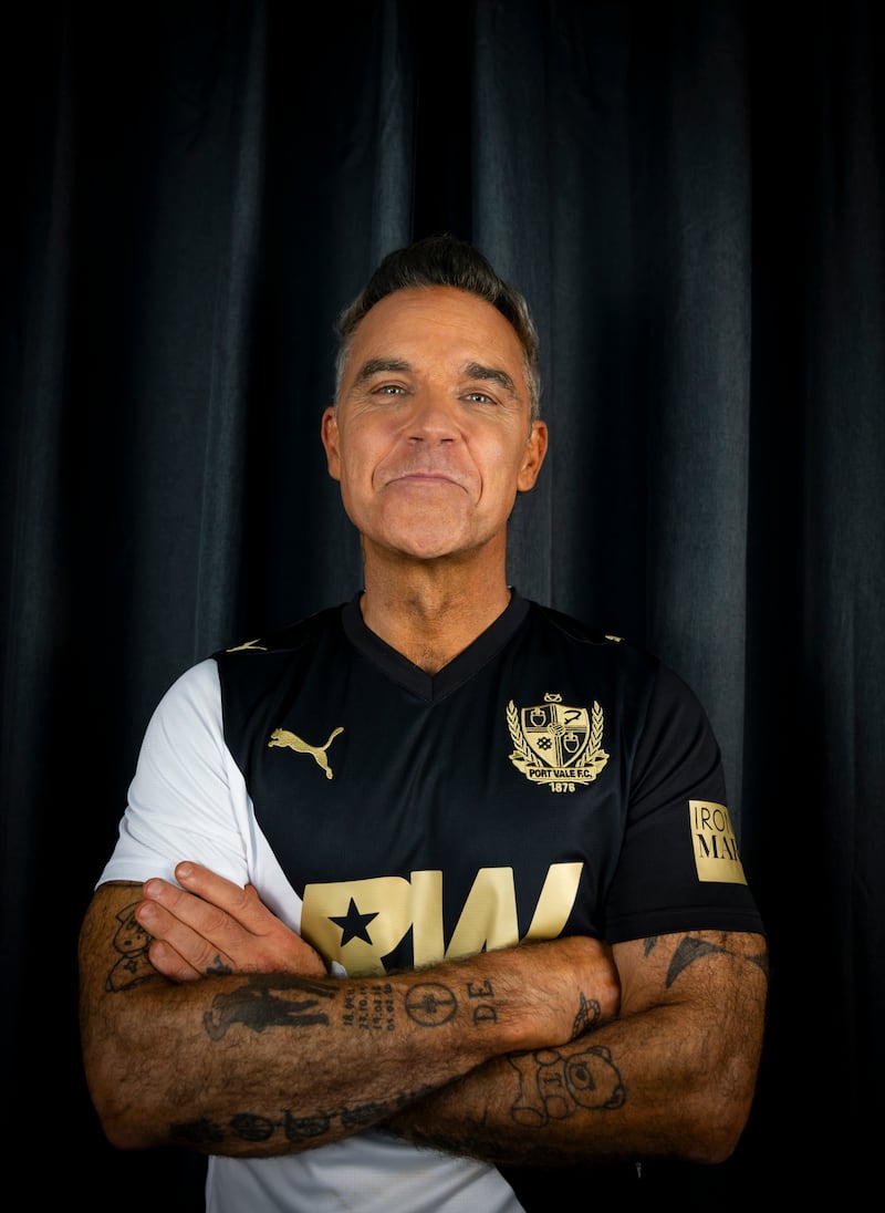 Robbie Williams is to sponsor boyhood club Port Vale (Joel Harrison)