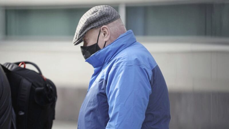 David Holden, pictured on the way out of court in Belfast during an earlier court appearance. Picture by Hugh Russell
