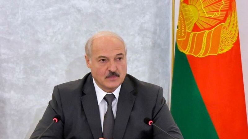 Belarusian President Alexander Lukashenko chairs a Security Council meeting in Minsk, Belarus, on August 19 2020. Picture by&nbsp;Andrei Stasevich/BelTA Pool Photo via AP