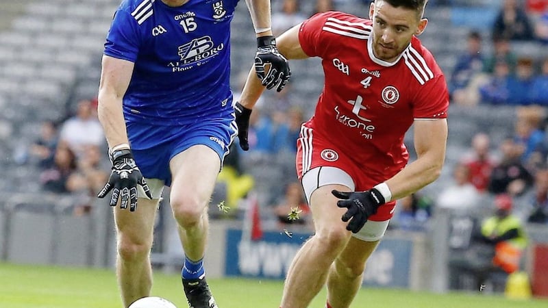 Padraig Hampsey&#39;s late interception of a ball sent into Monaghan&#39;s Conor McManus was crucial to Tyrone&#39;s victory in Saturday&#39;s Ulster final at Croke Park 