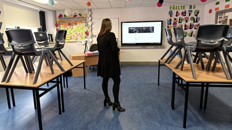 Online learning at Col&aacute;iste Feirste in Belfast 