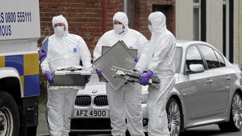 A 45-year-old man was arrested on Sunday in Lurgan after his `twin brother&#39; was found dead. Picture by Cliff Donaldson 