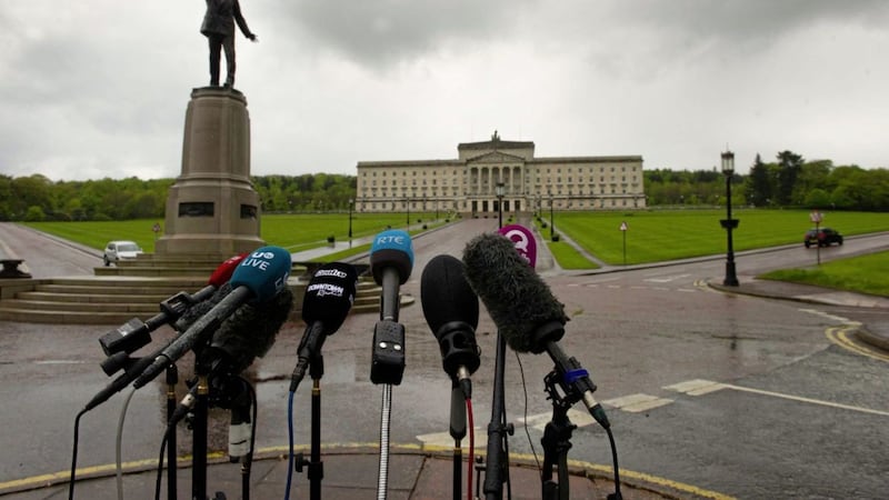 Talks between political leaders are continuing at Stormont. Picture by Mark Marlow