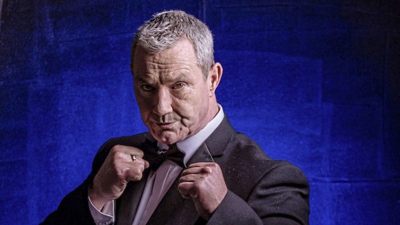 Marty Maguire as Lucky Eric in Bouncers, which opens at The MAC this weekend 