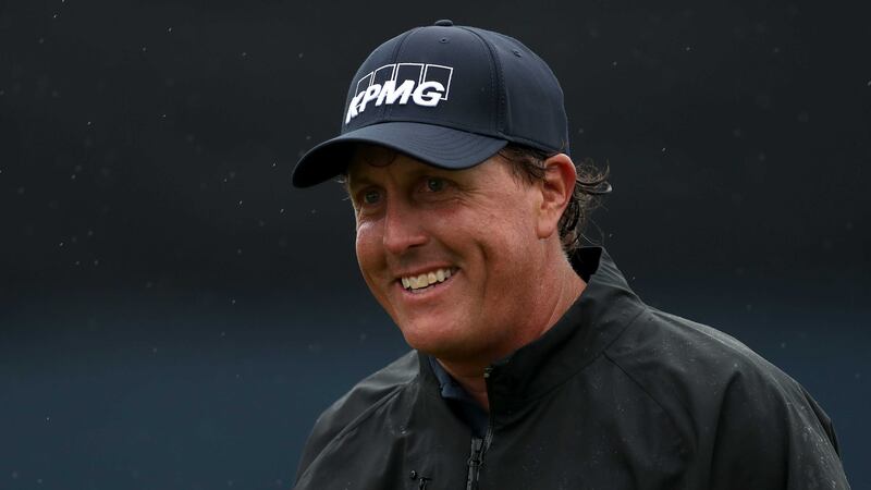 Phil Mickelson after completing his second round during day two of The Open Championship at Royal Troon Golf Club in Scotland on Friday&nbsp;<br />Picture by PA