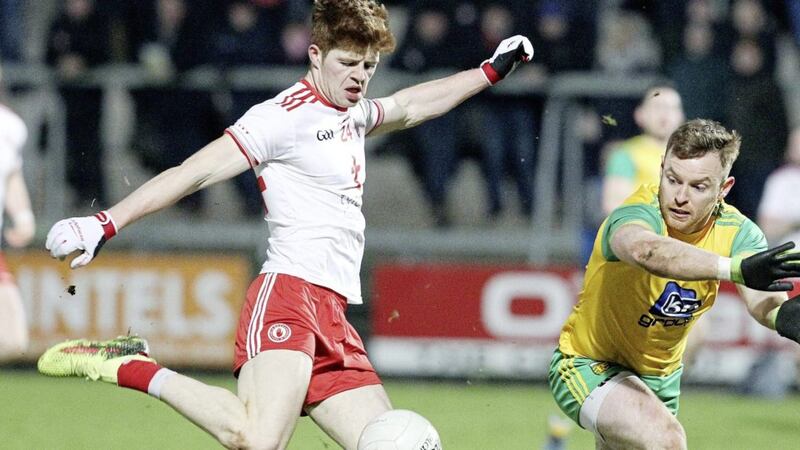 Cathal McShane has been one of Tyrone&#39;s star performers in Division One this season 