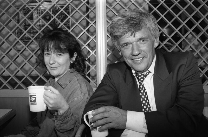 5 Live presenters Jane Garvey and Peter Allen launched the station 30 years ago