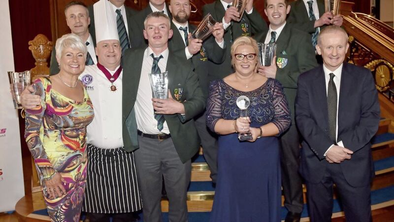 The victorious Team Ireland pictured at the 2018 World Butchers&rsquo; Challenge 