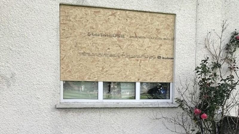 Three masked men beat a Derry mother with a hammer and smashed windows and mirrors in her home at Bloomfield Park 