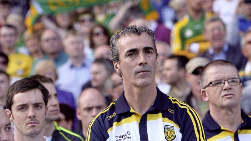 Jim McGuinness pictured during the 2014 All-Ireland football final. Picture by Colm O&#39;Reilly 