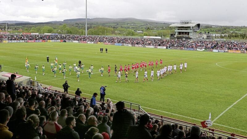 Which direction are Tyrone heading in this year? Bouncing back from defeat to Derry? Or letting their All-Ireland crown slip off their heads? <br />Picture Margaret McLaughlin