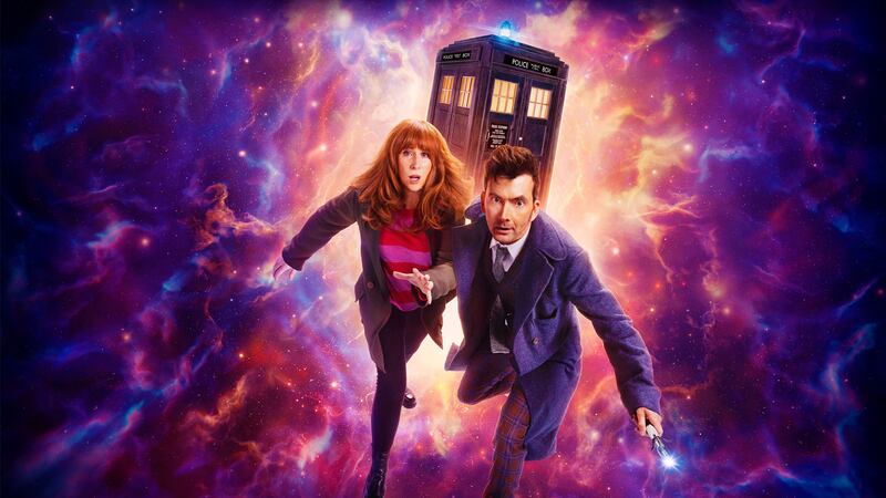 David Tennant as The Doctor and Catherine Tate as Donna Noble (BBC Studios/Bad Wolf/PA)
