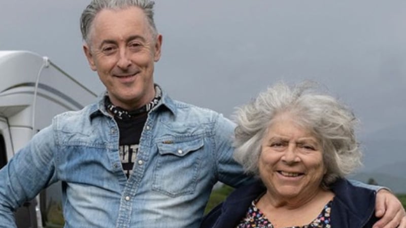 Miriam and Alan: Lost In Scotland. Channel 4, 9pm. New series. Actors Miriam Margolyes and Alan Cumming take off on a motorhome adventure to rediscover their Scottish roots, starting out in their one-time mutual home of Glasgow&nbsp;