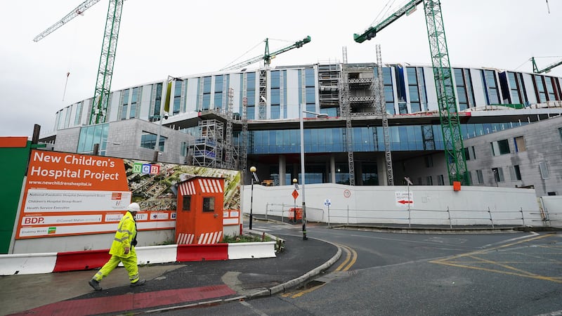 The construction site of the new National Children’s Hospital in Dublin (Brian Lawless/PA)