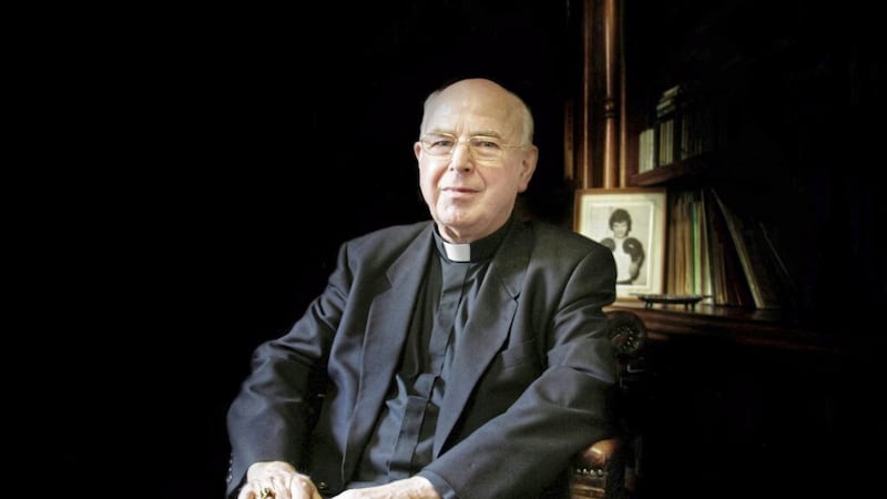 Bishop Edward Daly, who died in 2016, pictured in the study of his Derry home in 2007. Picture by Margaret McLaughlin 