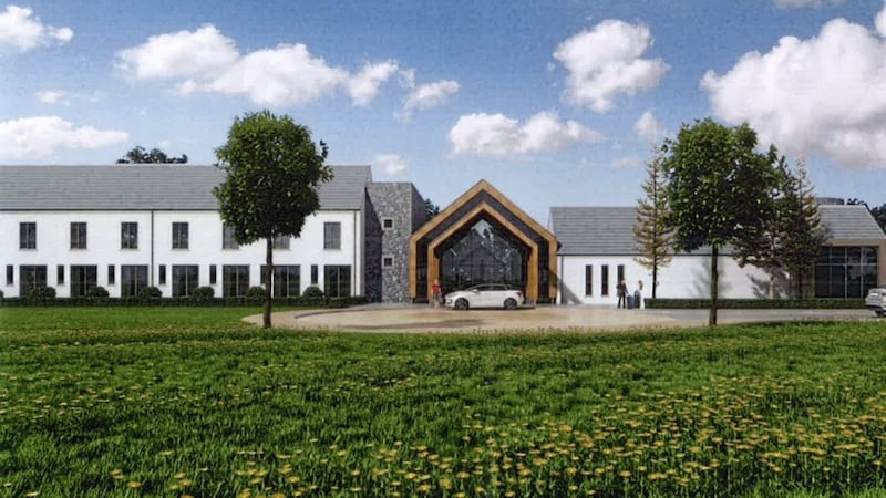 An artist&#39;s impression of the proposed hotel in Bushmills 