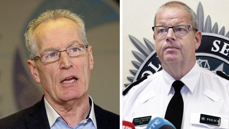 Gerry Kelly has clashed with Simon Byrne after the PSNI chief said paramilitaries could have their children taken away from them&nbsp;