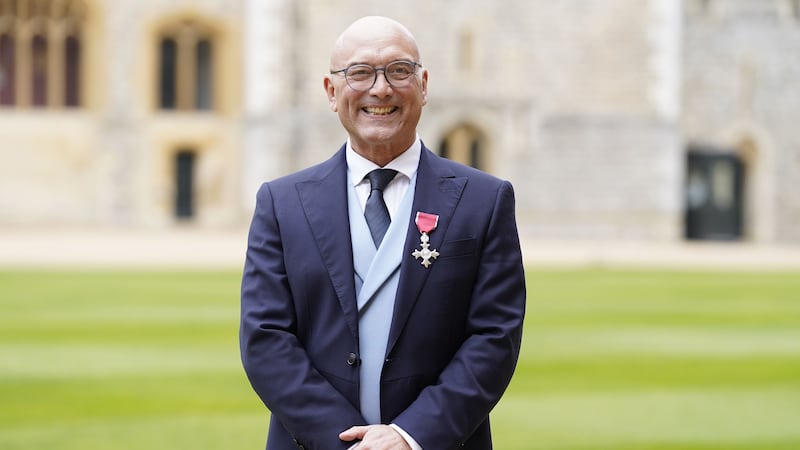 Mr Wallace, who fronts the popular cooking show alongside John Torode, has been recognised for services to food and charity at Windsor Castle.