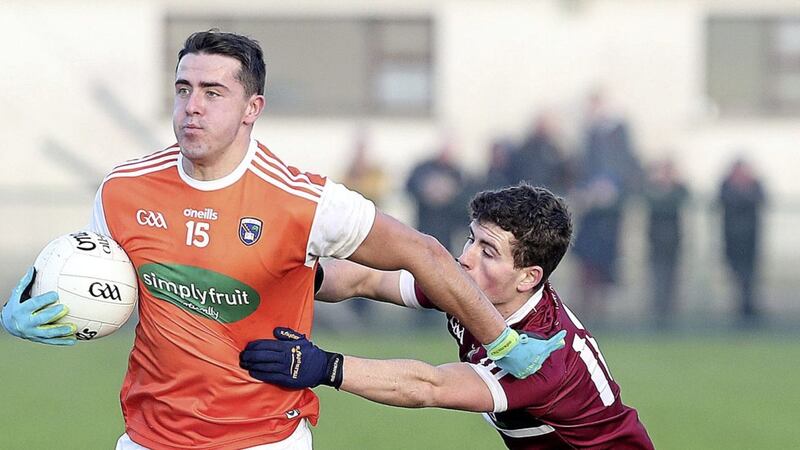 Armagh beat St Mary&#39;s by 25 points in their Dr McKenna Cup opener in Crossmaglen. Picture Bill Smyth. 