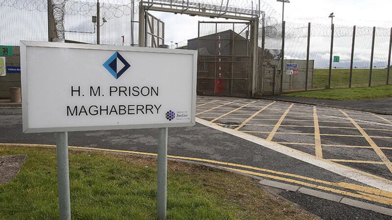 Prison officers took industrial action this morning