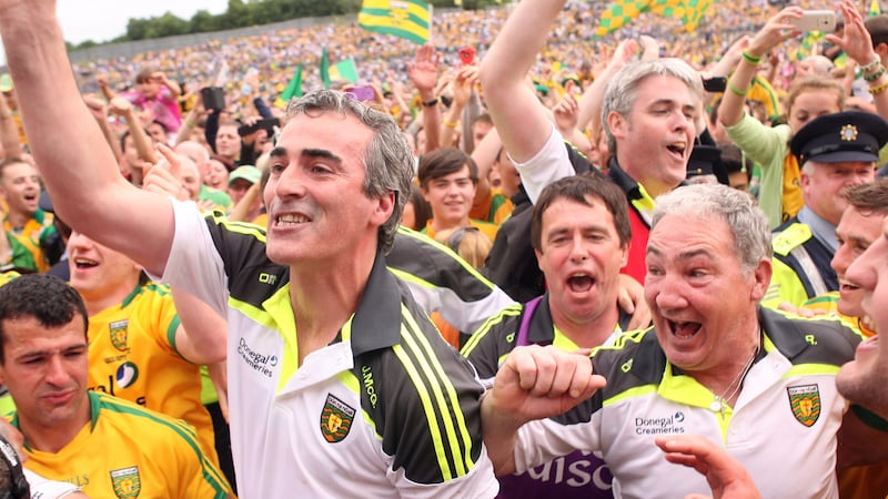 Donegal manager Jim McGuinness&nbsp;