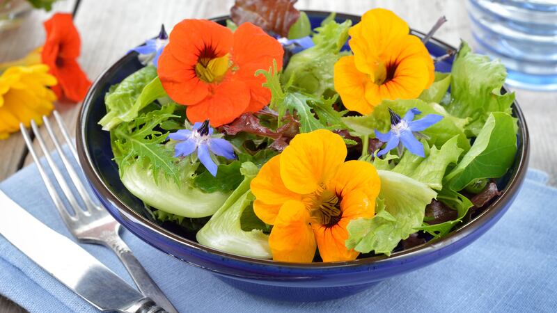 Edible flowers are continuing to grow in popularity