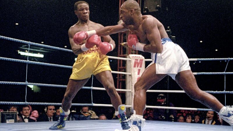 Nigel Benn and Chris Eubank went toe-to-toe in two huge fights during the early 1990s, but a third match didn&#39;t come to pass. Picture by PA 