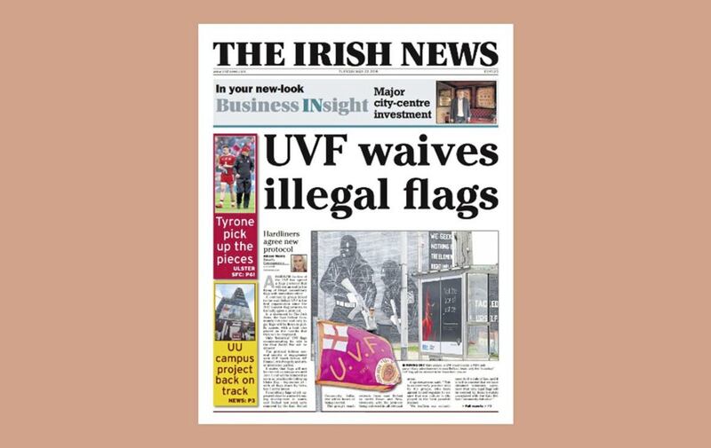 How The Irish News revealed the east Belfast UVF flags protocol 