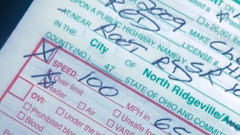 The letter, addressed to an anonymous 18-year-old caught doing 100mph in a 65mph zone, has been shared more than 100,000 times.
