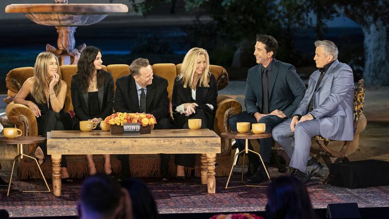 The cast of Friends gathered for a reunion special in 2021