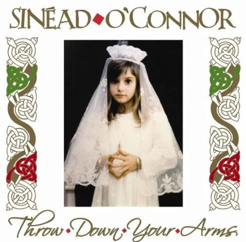 The cover of Sinead O'Connor's 2005 reggae-inspired album Throw Down Your Arms.