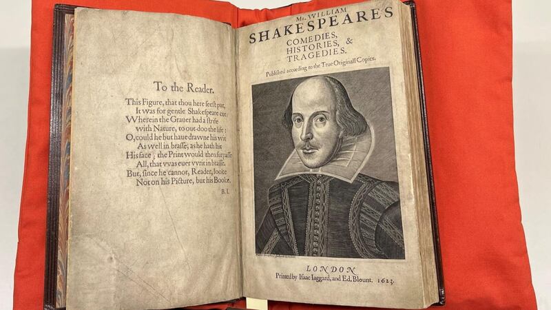 The First Folio will go on display at London’s Guildhall Library for its 400th anniversary.