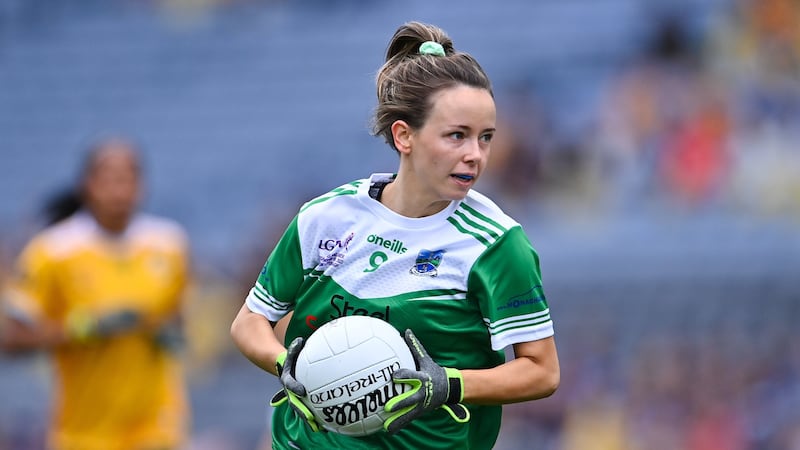 Aisling O'Brien of Fermanagh during the TG4 All-Ireland Ladies Football Junior Championship Final match between Antrim and Fermanagh at Croke Park in July   Picture: Sportsfile